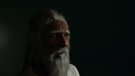 Portrait-of-senior-Indian-man